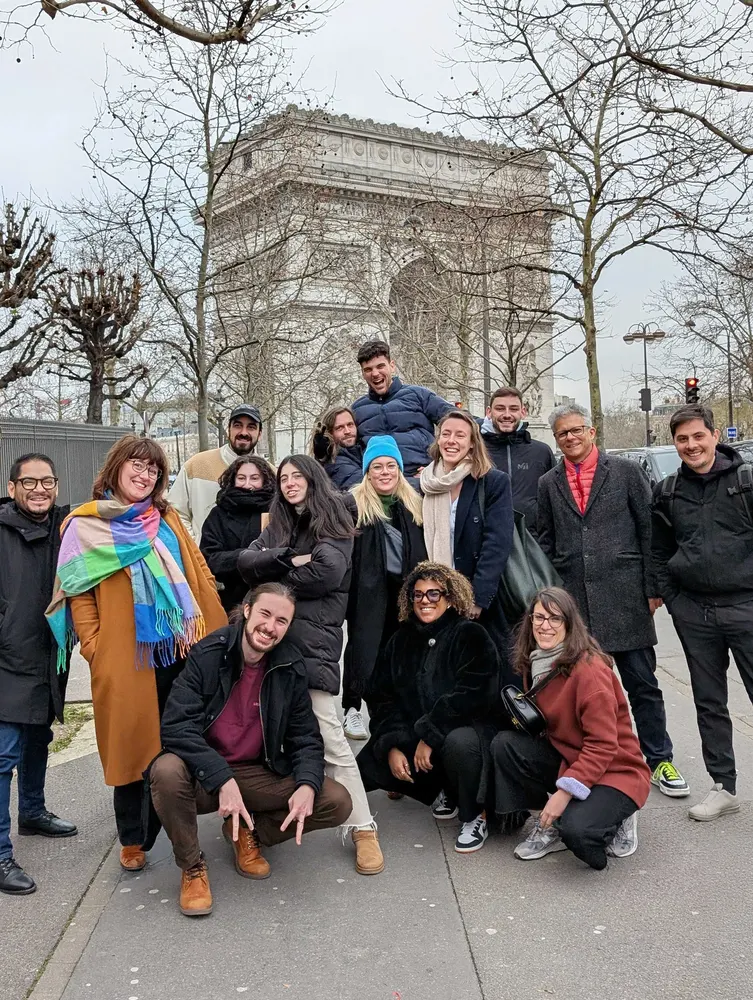L'équipe CX Sanofi lors d'un team building à Paris